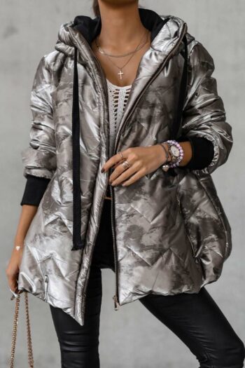 Trendige Jacke mit Kapuze in changierender Farb-Optik von Cocomore Jacken / Mäntel / Westen Abeli Exclusive Fashion