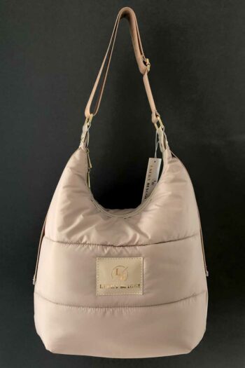Gepolsterte Tasche mit Steppung in Hell-beige Laura Biaggi Taschen / Accessoires Abeli Exclusive Fashion