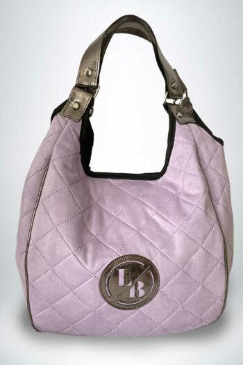Shopping Bag in Beutelform Zart-Violett von Laura Biaggi Taschen / Accessoires Abeli Exclusive Fashion