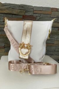 Wunderschönes Pulli-Set von Cocomore in Rosenholz – Creme gestreift Hosen Abeli Exclusive Fashion