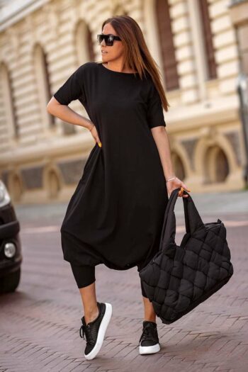 Jumpsuit – Einteiler in schwarz von Bastetfashion Kleider Abeli Exclusive Fashion
