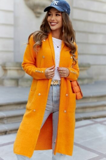 Offener wolliger Strick-Cardigan in Orange von Cocomore Jacken / Mäntel / Westen Abeli Exclusive Fashion
