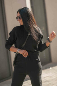 Gemütlicher Zweiteiler in Beige von Bastet Fashion Hoodies | Shirts | Tunika Abeli Exclusive Fashion