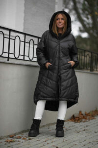 Warme kurze Jacke von Bastet-Fashion in Schwarz 🖤 Jacken | Mäntel | Westen Abeli Exclusive Fashion